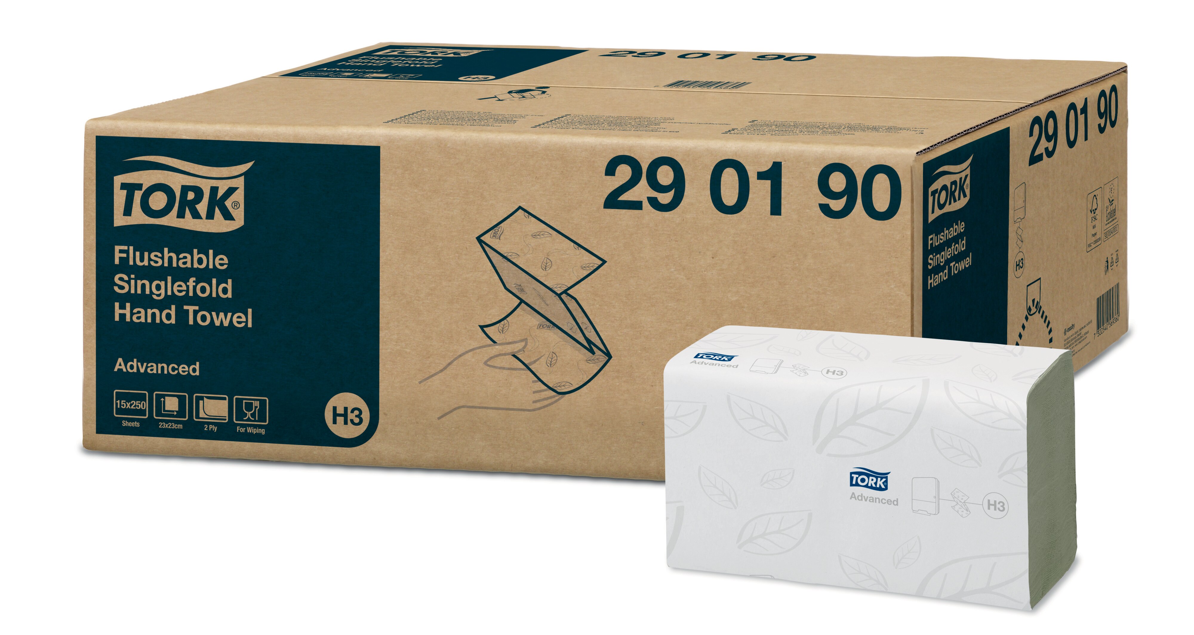 TORK 290190 SINGLEFOLD ŁATWO ROZPUSZCZALNY RĘCZNIK W SKŁADCE ZZ – ABC ...